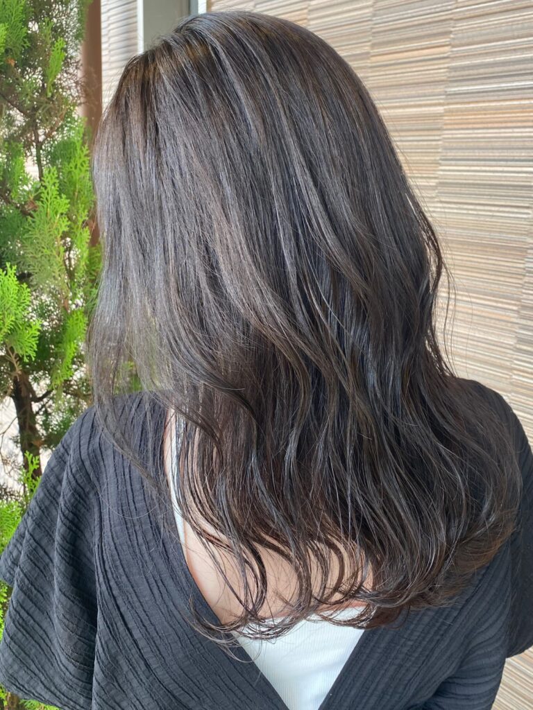 髪質改善カラー/川中島美容室